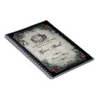 Halloween Wedding Guest Book Skeletons & Heart