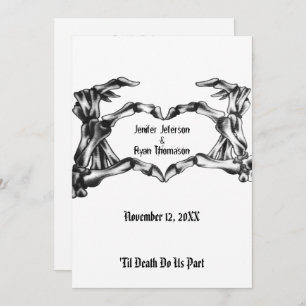 halloween wedding Invitation