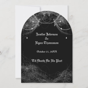 halloween wedding Invitation