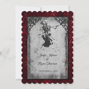 halloween wedding Invitation