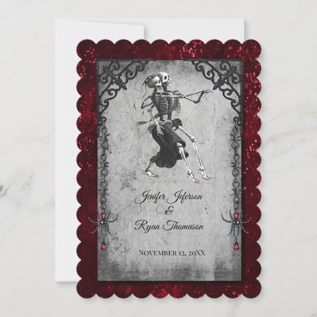 halloween wedding Invitation (Front)