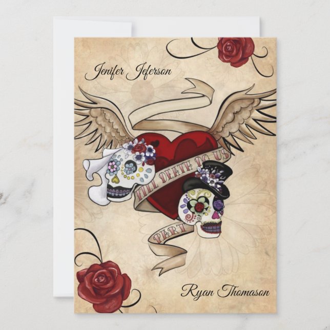 halloween wedding Invitation (Front)