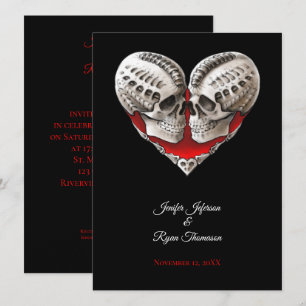 halloween wedding Invitation