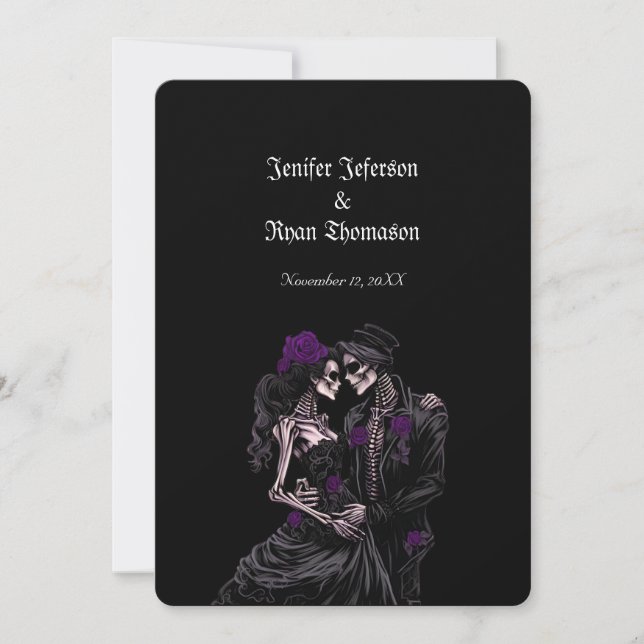 halloween wedding Invitation (Front)