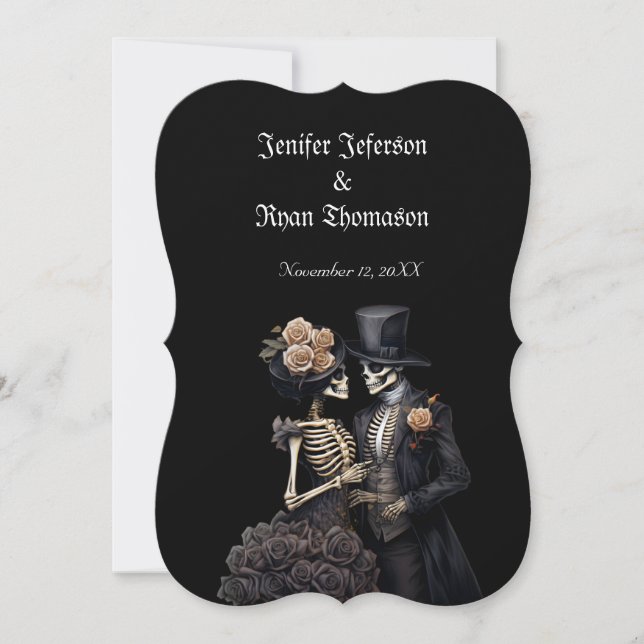halloween wedding Invitation (Front)