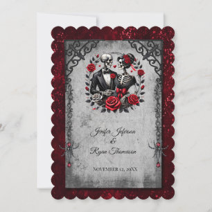 halloween wedding Invitation