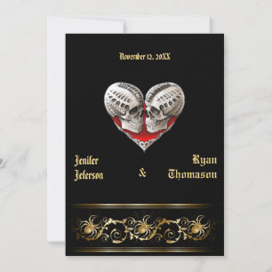 halloween wedding Invitation