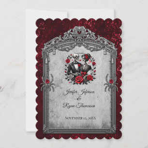 halloween wedding Invitation