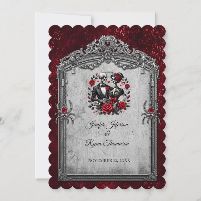 halloween wedding Invitation (Front)