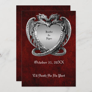 halloween wedding Invitation