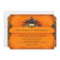 Halloween Wedding Invite - Orange & Black Love