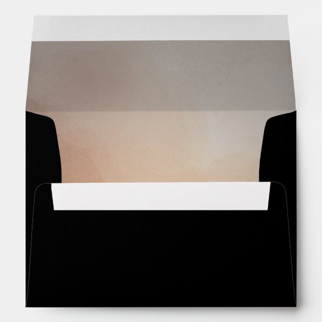 Halloween Wedding Matching Invitation Ravens Envelope (Back (Bottom))