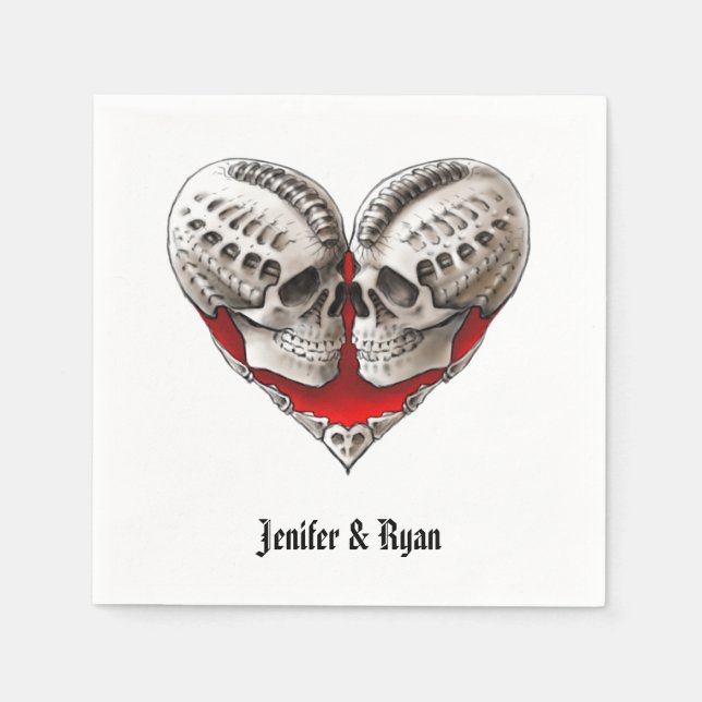 Halloween wedding  Napkins (Front)