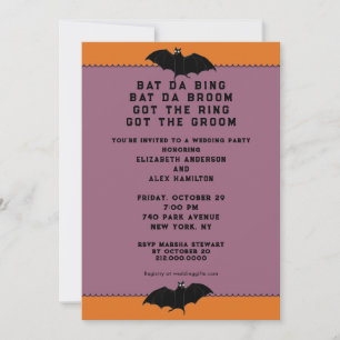 Halloween Wedding Shower Invitation