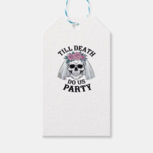Halloween Wedding Spooky - Till Death Do Us Party Gift Tags