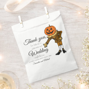 Halloween Wedding Thank You Gift Bag Custom Names