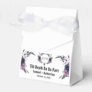 Halloween Wedding Till Death Do Us Part Favour Box