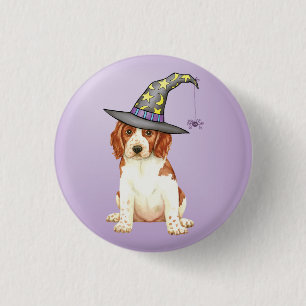 Halloween Welsh Springer Spaniel 3 Cm Round Badge