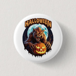 Halloween Werewolf 3 Cm Round Badge