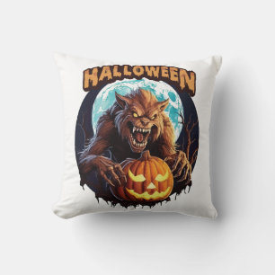 Halloween Werewolf Cushion