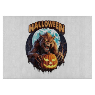 Halloween Werewolf Cutting Board