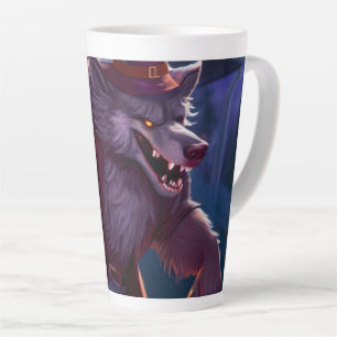 Halloween/werewolf/fall/autumn Latte Mug