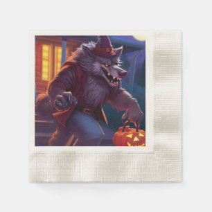 Halloween/werewolf/fall/autumn Napkin
