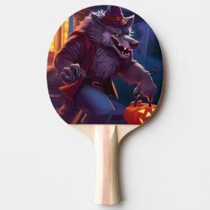 Halloween/werewolf/fall/autumn Ping Pong Paddle