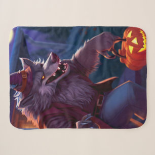 Halloween/werewolf/fall/autumn Sherpa Blanket