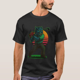 Halloween Werewolf Golfing T-Shirt