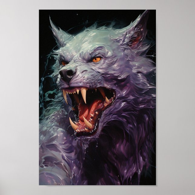 Halloween Werewolf Poster (Front)