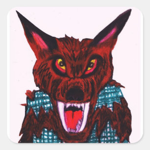 HALLOWEEN WEREWOLF stickers