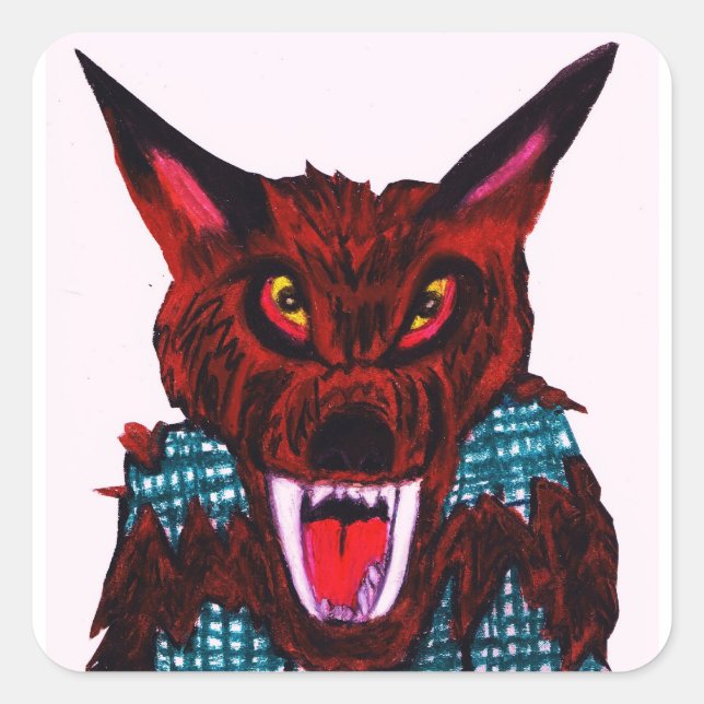 HALLOWEEN WEREWOLF stickers (Front)