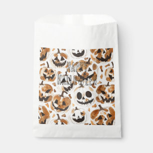 Halloween Western Cowboy Cowgirl Pumpkins Favour Bag