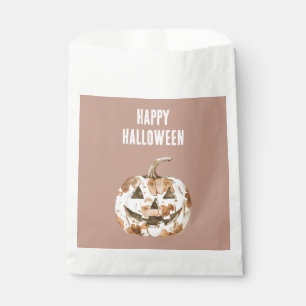 Halloween Western Cowgirl Cowboy Orange Pumpkin Favour Bag