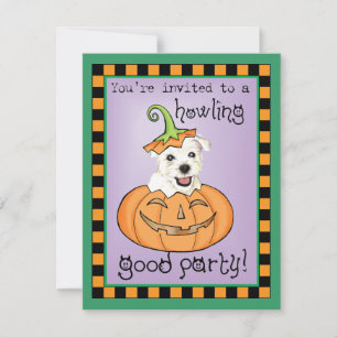 Halloween Westie Card