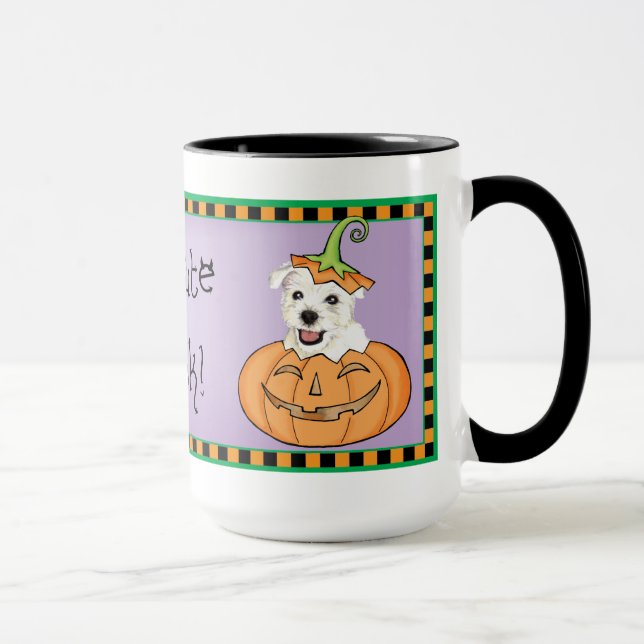 Halloween Westie Mug (Right)
