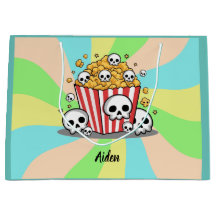 Halloween whimsical pattern kid's name Lollies