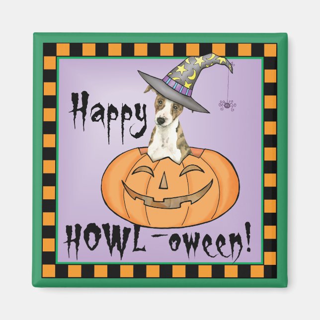 Halloween Whippet Magnet (Front)