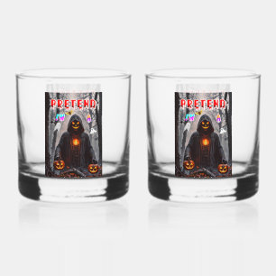 Halloween Whiskey Glass