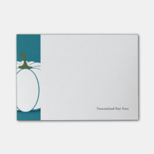 Halloween White Pumpkin Design Illustration Post-it Notes