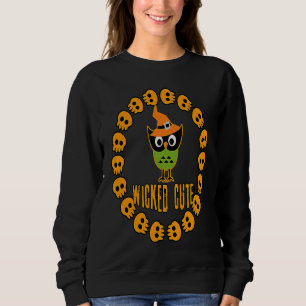 Halloween Wicked Cute Owl Sweatshirt