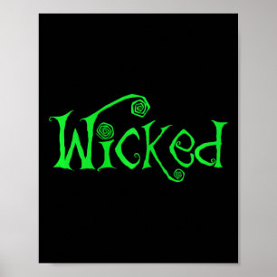 Halloween Wicked Witch Fun Costume Outfit Gift Poster