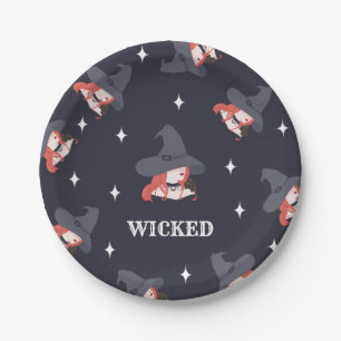 Halloween Wicked Witch Party Paper Plate