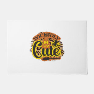Halloween Wickedly Cute Doormat