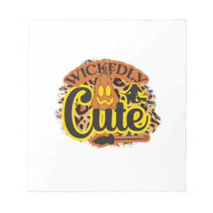 Halloween Wickedly Cute Notepad