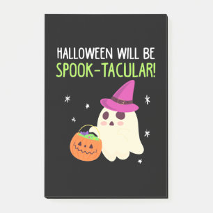 Halloween Will Be Spook Tacular Post-it Notes