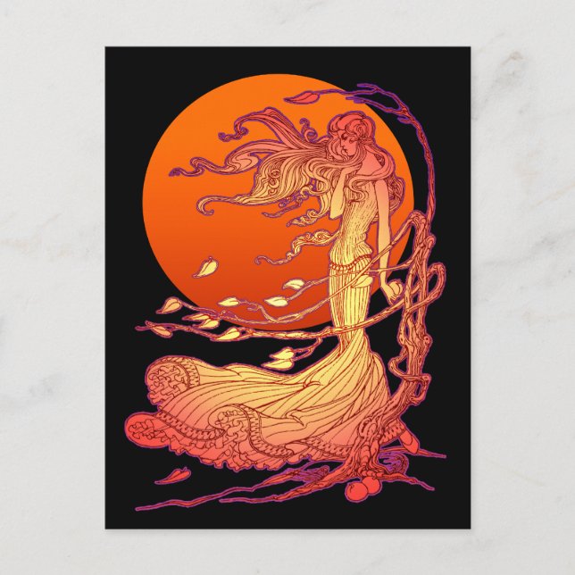 Halloween Wind Postcard (Front)