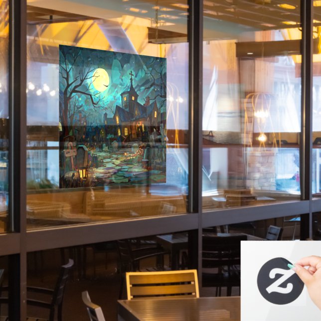 Halloween Window Cling (Restaurant Window)