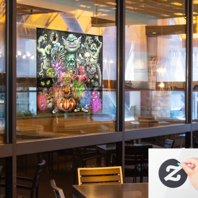 Halloween Window Cling (Restaurant Window)